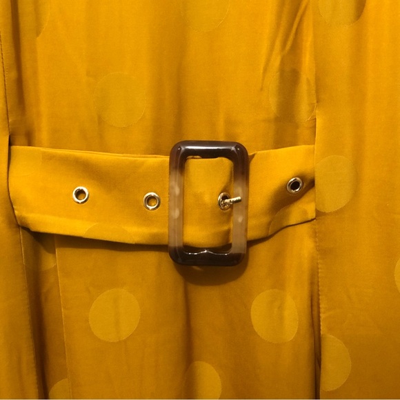 Ted Baker Innabel Satin Polka Dot Belted A Line Midi Dress - Picture 6 of 11